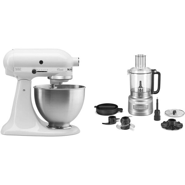 Batidora clásica de pie KitchenAid K45SSWH K45SS, 275 W, 4 1/2 qt, Negro ónice - Image 32