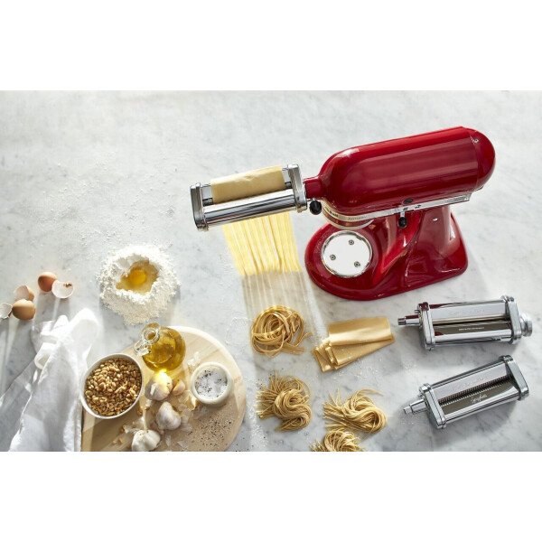 KitchenAid - Rodillo y cortador de pasta KSMPRA, 3 piezas, acero inoxidable - Imagen 5