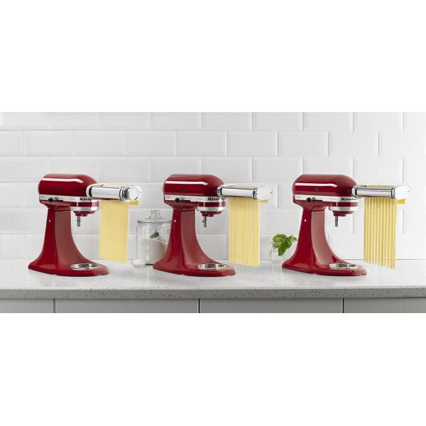 KitchenAid - Rodillo y cortador de pasta KSMPRA, 3 piezas, acero inoxidable - Imagen 8
