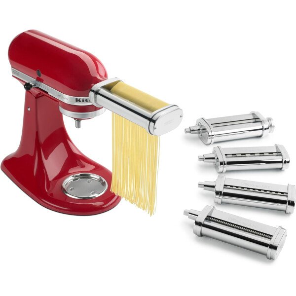 KitchenAid - Rodillo y cortador de pasta KSMPRA, 3 piezas, acero inoxidable - Imagen 21