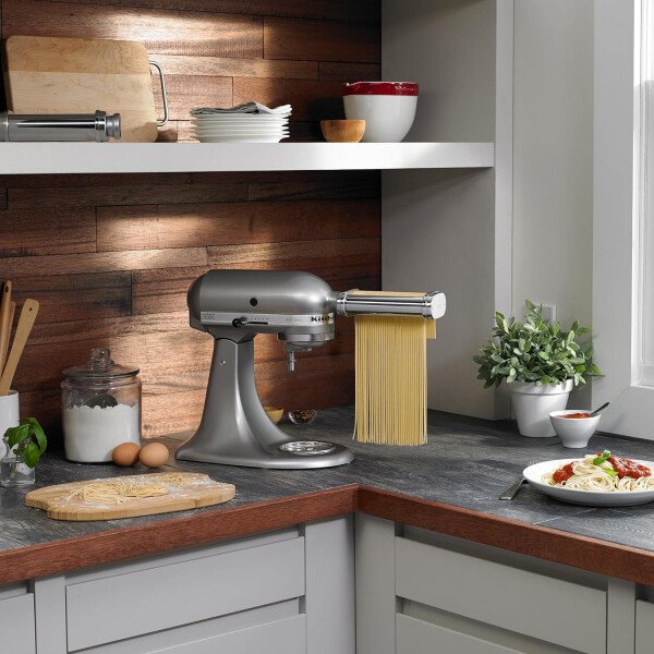 KitchenAid - Rodillo y cortador de pasta KSMPRA, 3 piezas, acero inoxidable - Imagen 23