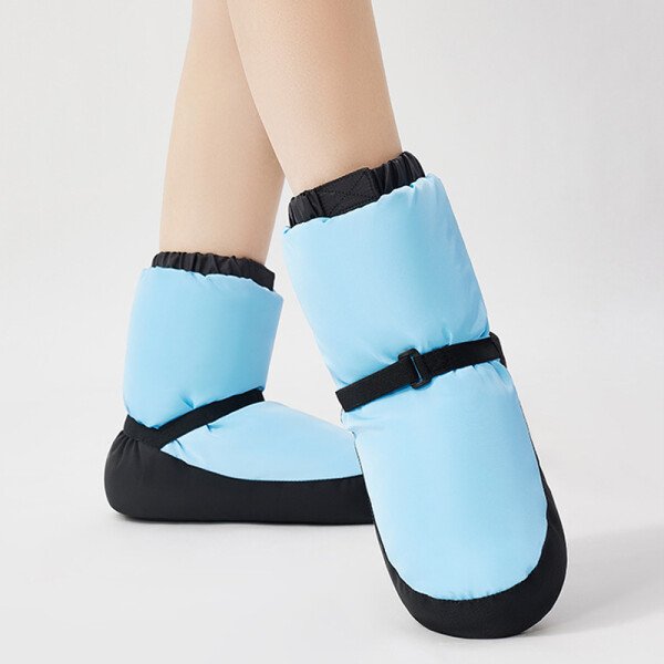 Botas cálidas de baile, botines cálidos de Ballet de invierno para chico, zapatos de baile nacional para adultos, zapatos de Ballet empalmados de danza moderna, bailarina - Imagen 5