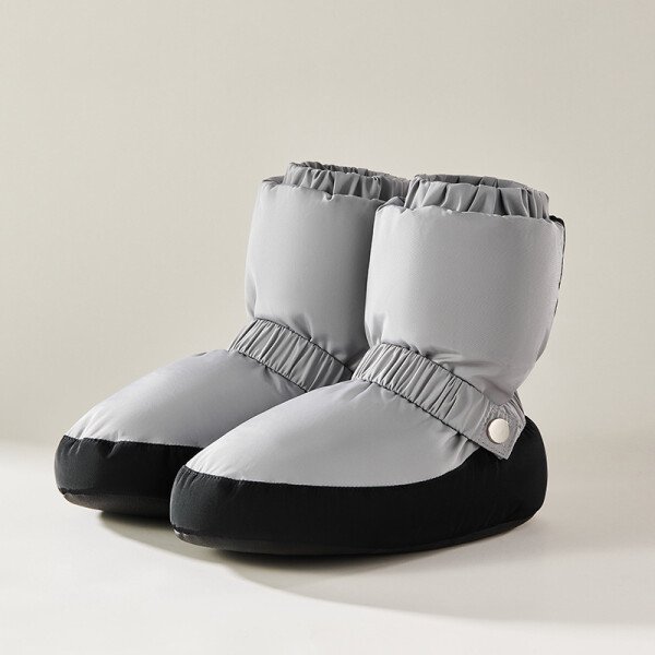 Botas cálidas de baile, botines cálidos de Ballet de invierno para chico, zapatos de baile nacional para adultos, zapatos de Ballet empalmados de danza moderna, bailarina - Imagen 12