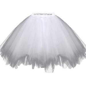 Nueva falda de ballet sin hueso para niñas, linda falda de princesa de gasa de 4 capas para actuaciones en grupo de ballet de escenario para niñas