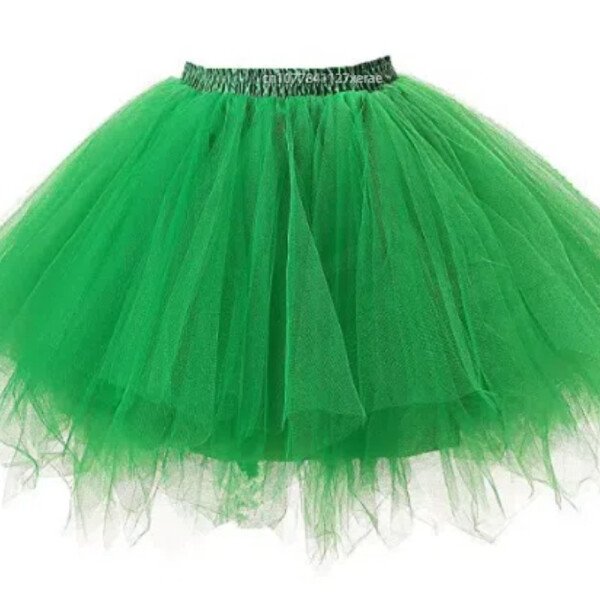Nueva falda de ballet sin hueso para niñas, linda falda de princesa de gasa de 4 capas para actuaciones en grupo de ballet de escenario para niñas - Imagen 7