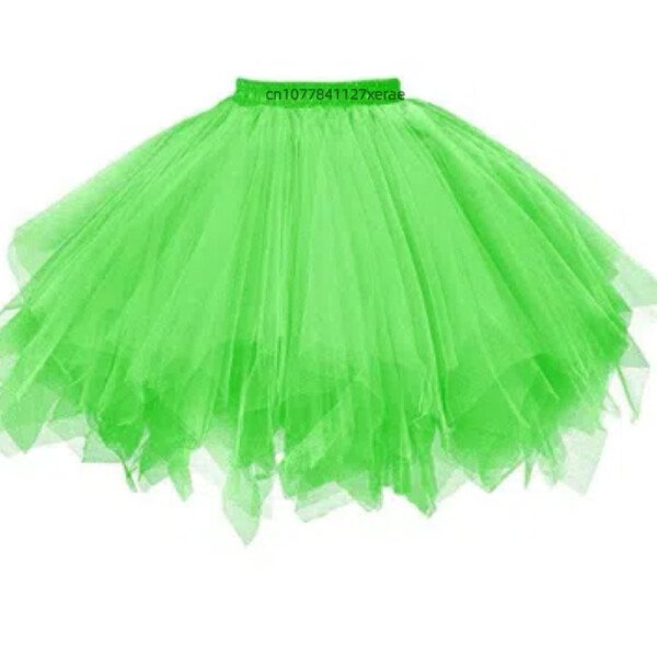 Nueva falda de ballet sin hueso para niñas, linda falda de princesa de gasa de 4 capas para actuaciones en grupo de ballet de escenario para niñas - Imagen 8