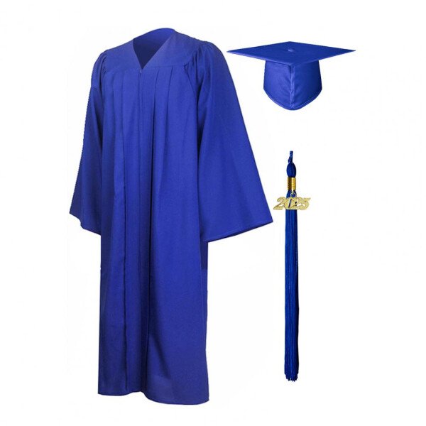 Traje de graduación, bata de graduación para estudiantes de artes con cuello en V, sombrero, uniforme de soltero para médico, fiesta de graduación, largo hasta la rodilla - Image 9