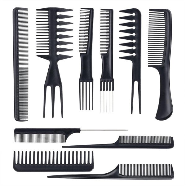 Juego de cepillos para el cabello, juego de cepillos para desenredar para cabello rizado con botella de spray para el cabello, juego de cepillos para el cabello, cepillo masajeador para el cuero cabelludo - Image 4