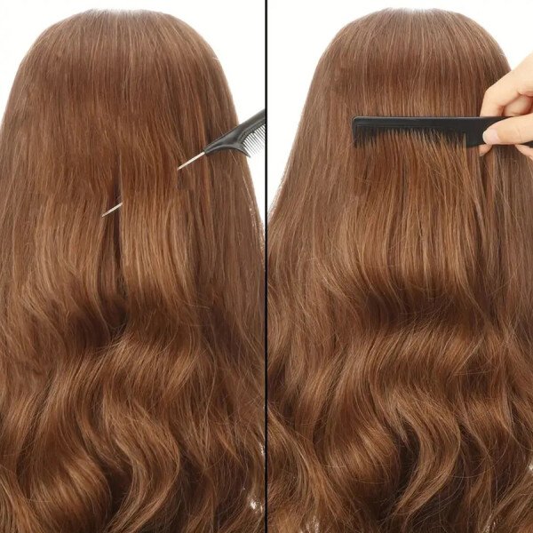 Juego de cepillos para el cabello, juego de cepillos para desenredar para cabello rizado con botella de spray para el cabello, juego de cepillos para el cabello, cepillo masajeador para el cuero cabelludo - Image 5