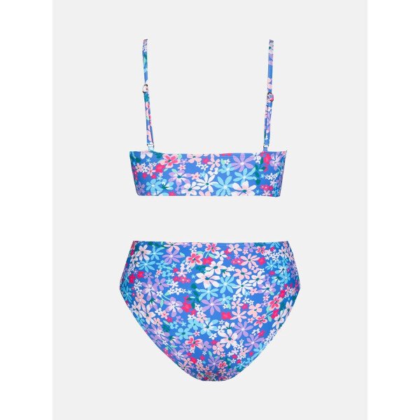 CUPSHE Conjunto de bikini de dos piezas para mujer, traje de baño de cintura alta, cuello en V, nudo frontal, tirantes delgados ajustables - Imagen 160
