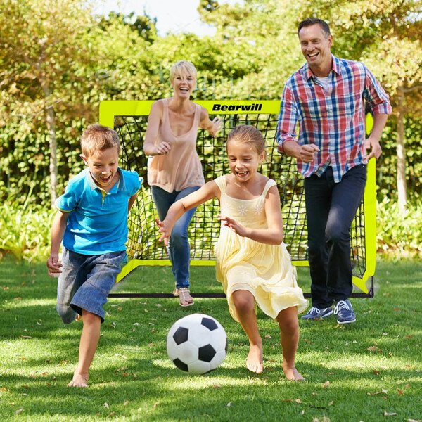 Portería de fútbol, porterías de fútbol para niños para patio trasero, juego de 2, red de fútbol portátil de 4 x 3 pies, equipo de entrenamiento de red de fútbol para niños con pelota de - Image 28