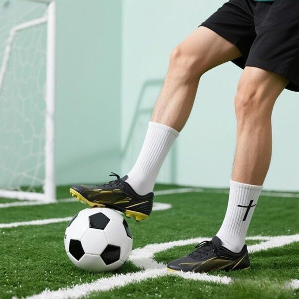 Calcetines de fútbol Cross Grip – Calcetines deportivos antideslizantes con Biblia para EE.UU. 6-13 - Imagen 16