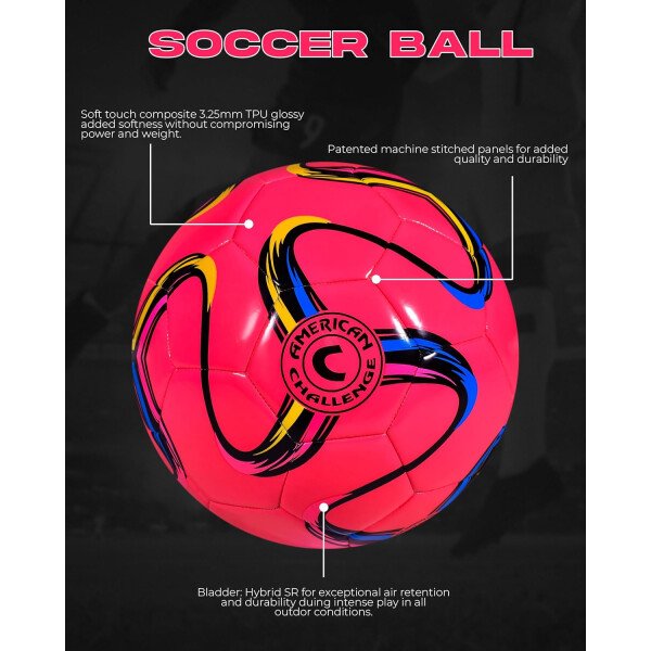 American Challenge. Balón de fútbol Brasilia. - Imagen 12