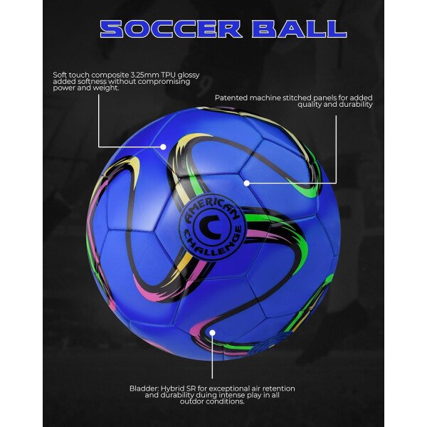 American Challenge. Balón de fútbol Brasilia. - Imagen 18
