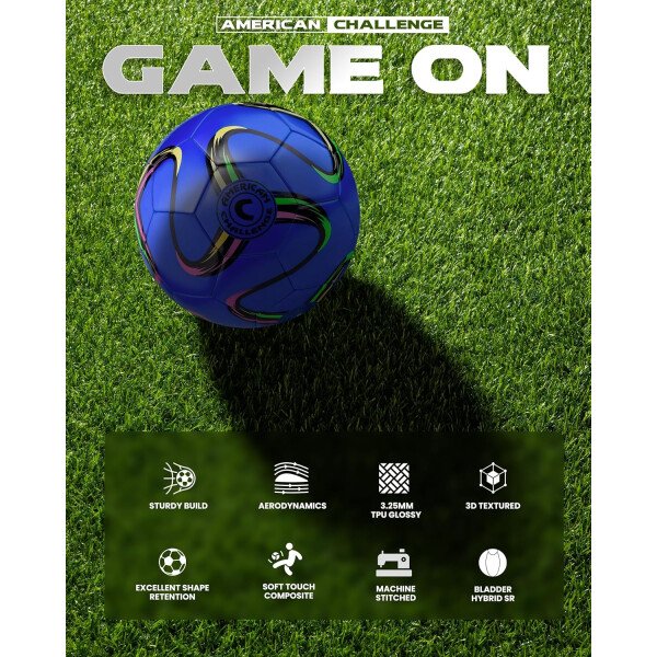 American Challenge. Balón de fútbol Brasilia. - Imagen 20
