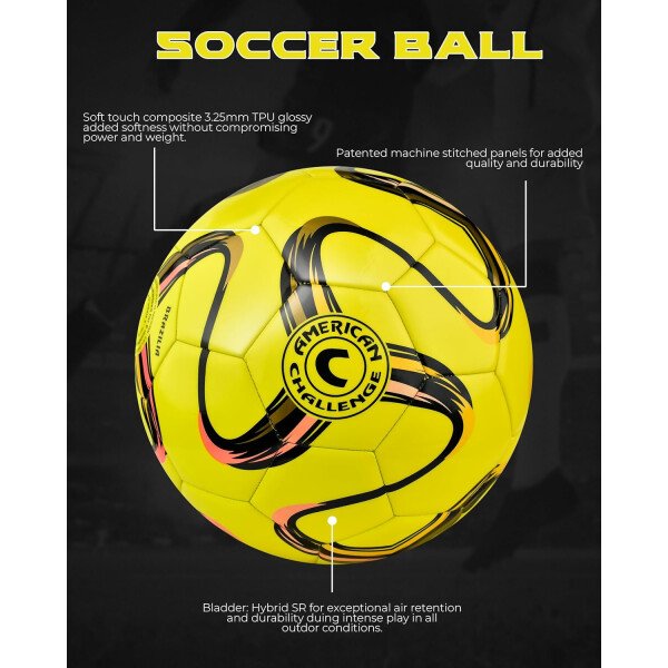 American Challenge. Balón de fútbol Brasilia. - Imagen 26