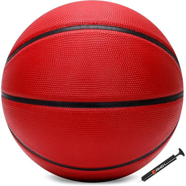 AND1 Fantom - Balón de baloncesto de goma, tamaño reglamentario oficial 7 (29.5 pulgadas), pelota de baloncesto de construcción de canal profundo, hecha para juegos de baloncesto en interiores y - Imagen 13