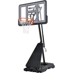 Aro de baloncesto para exteriores, tablero de impacto de 44/48 pulgadas, 5.3-10 pies de altura ajustable con ruedas portátiles para adultos