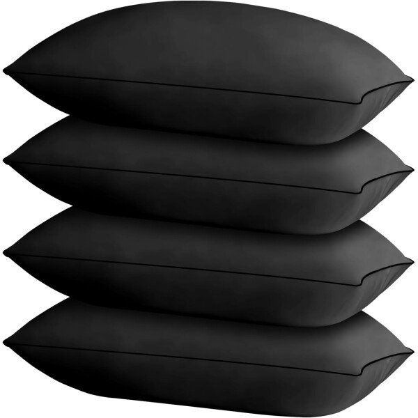 HIMOON Juego de 2 almohadas de cama para dormir, juego de 2 almohadas refrescantes de tamaño estándar, funda de microfibra de alta gama para personas que duermen de lado y boca arriba - Imagen 15