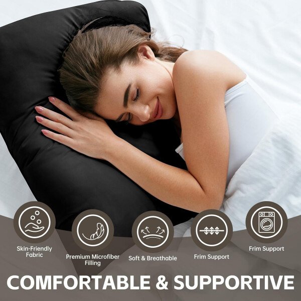 HIMOON Juego de 2 almohadas de cama para dormir, juego de 2 almohadas refrescantes de tamaño estándar, funda de microfibra de alta gama para personas que duermen de lado y boca arriba - Imagen 16