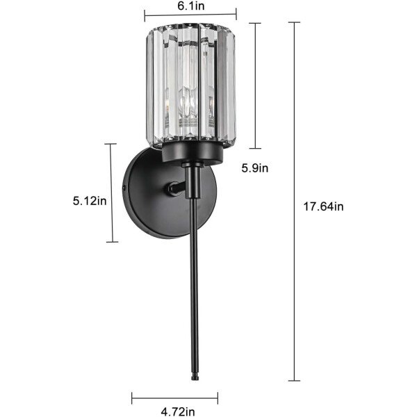 Moderna lámpara de tocador de baño de cristal de 3 luces de latón para pared, sobre espejo, iluminación de tocador negra y dorada para baño, pantalla cuadrada, aplique de pared de latón - Imagen 30