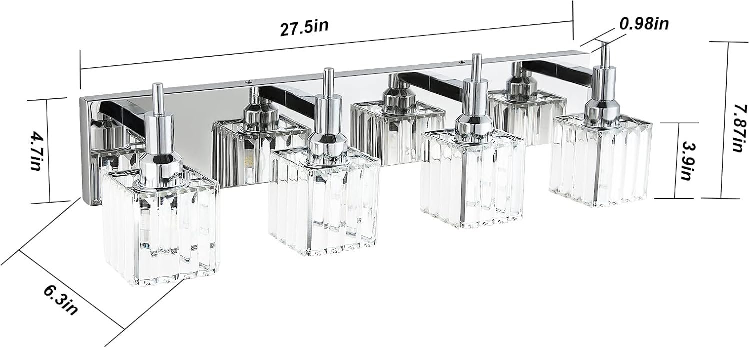 Moderna lámpara de tocador de baño de cristal de 3 luces de latón para pared, sobre espejo, iluminación de tocador negra y dorada para baño, pantalla cuadrada, aplique de pared de latón - Imagen 68
