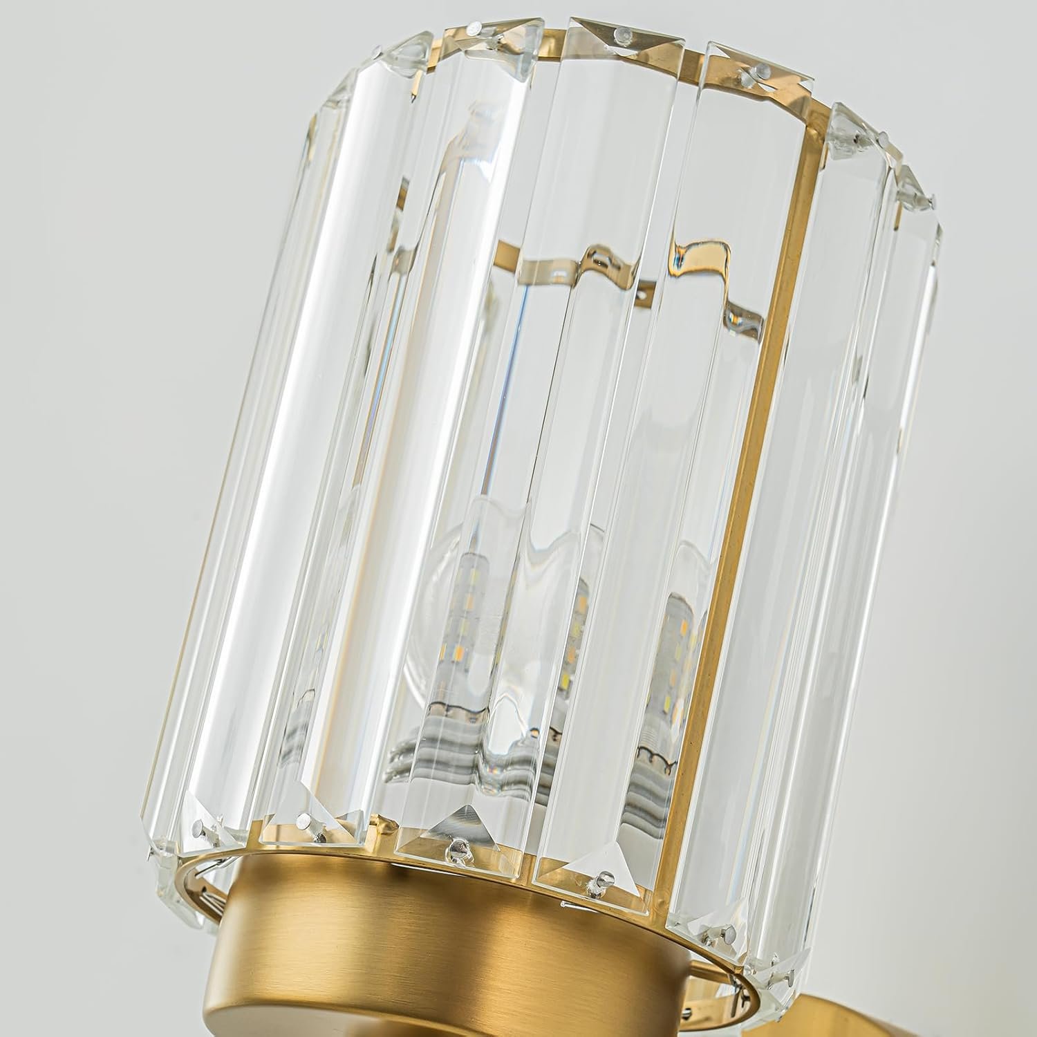 Moderna lámpara de tocador de baño de cristal de 3 luces de latón para pared, sobre espejo, iluminación de tocador negra y dorada para baño, pantalla cuadrada, aplique de pared de latón - Imagen 136