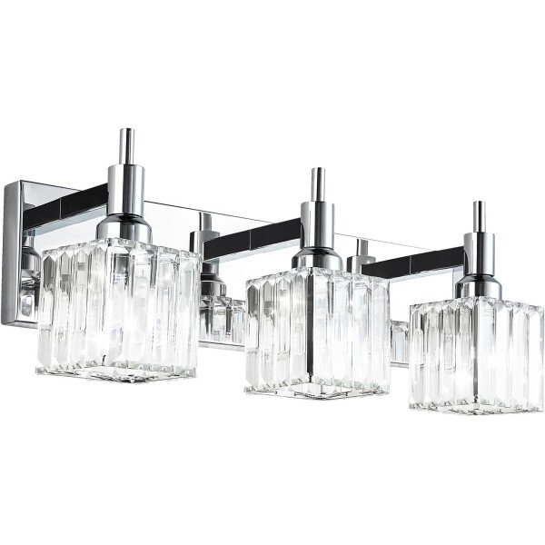 Moderna lámpara de tocador de baño de cristal de 3 luces de latón para pared, sobre espejo, iluminación de tocador negra y dorada para baño, pantalla cuadrada, aplique de pared de latón - Imagen 178