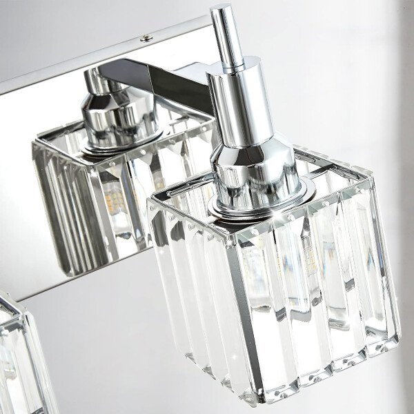 Moderna lámpara de tocador de baño de cristal de 3 luces de latón para pared, sobre espejo, iluminación de tocador negra y dorada para baño, pantalla cuadrada, aplique de pared de latón - Imagen 180