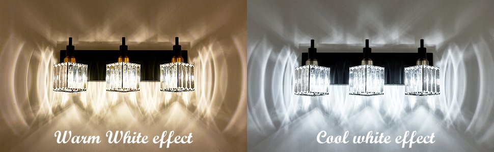 Matte Black Bathroom Wall Light Fixture