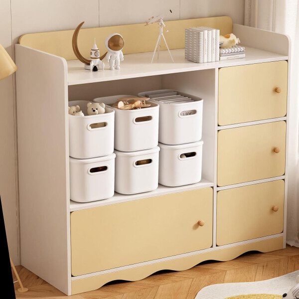 Paquete de 8 contenedores de almacenamiento coloridos con tapas, apilables para organizar, cajas de almacenamiento con asa para estantes, bonitos contenedores de almacenamiento para - Imagen 43