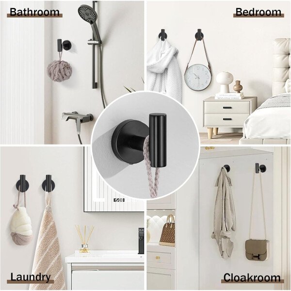 Toallero de níquel cepillado, juego de accesorios de baño, soporte de papel higiénico mejorado de 5 piezas con juego de estantes, toalleros de 23.6 pulgadas para toallero de baño montado en la pared - Image 33