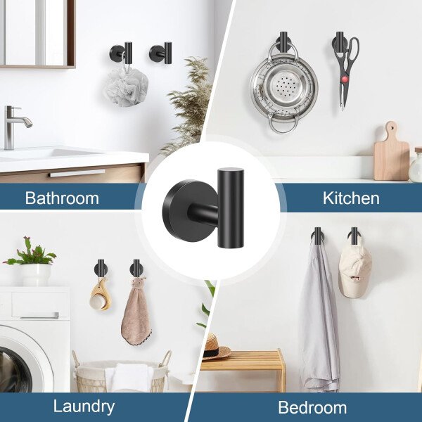Toallero de níquel cepillado, juego de accesorios de baño, soporte de papel higiénico mejorado de 5 piezas con juego de estantes, toalleros de 23.6 pulgadas para toallero de baño montado en la pared - Image 73