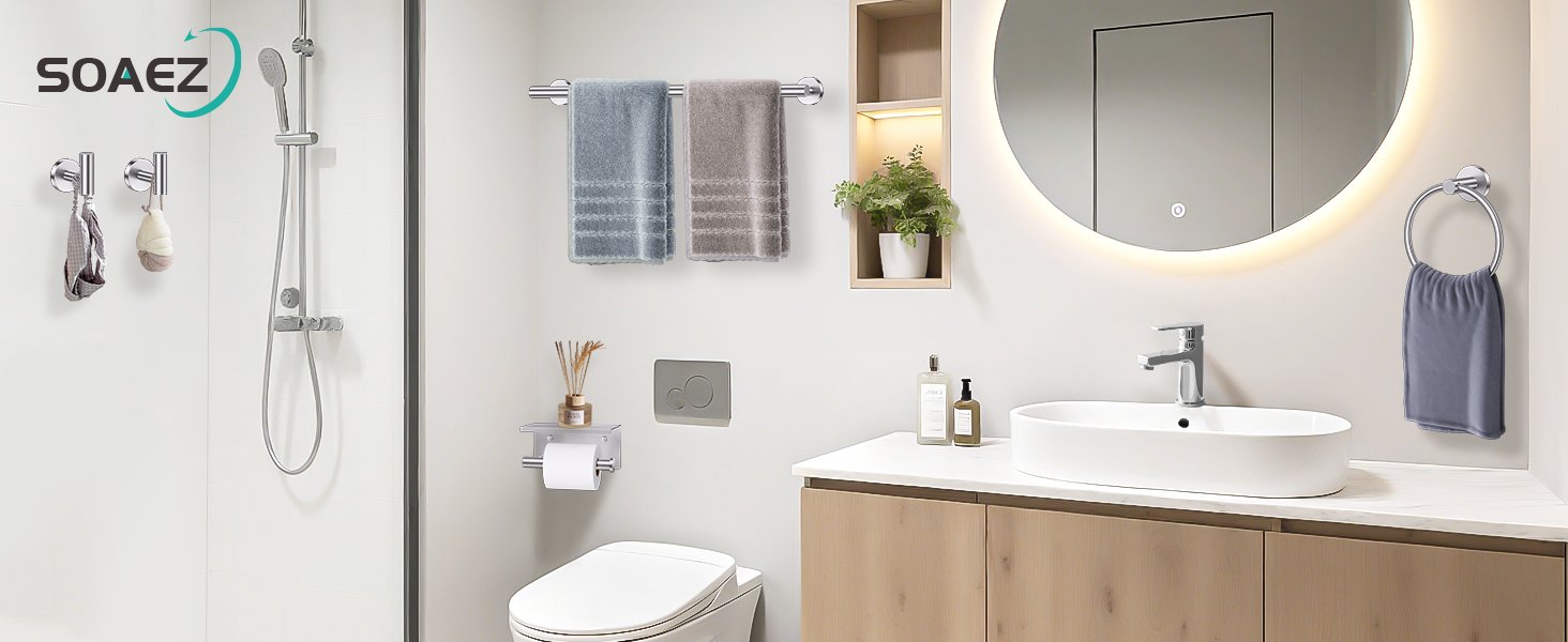 Towel Bar Bathroom Accessories Set