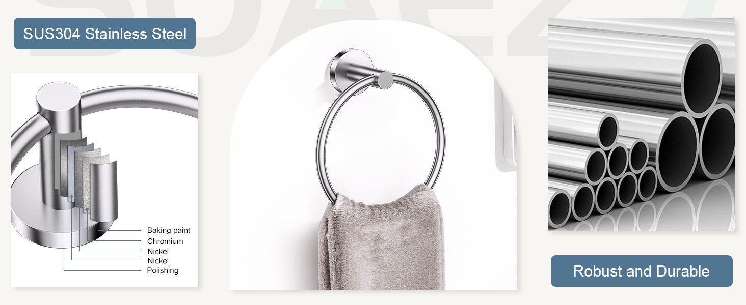 Towel Bar Bathroom Accessories Set