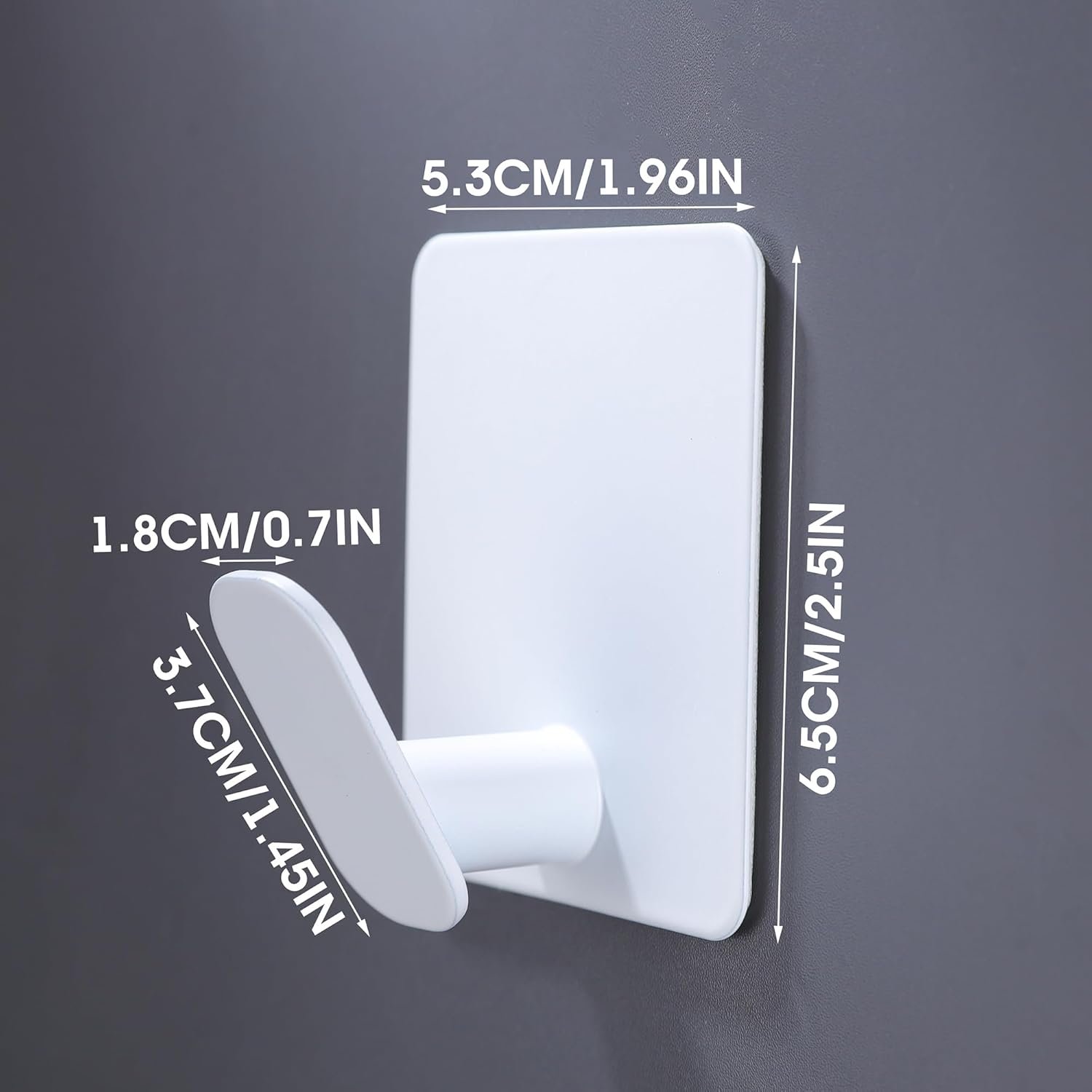 DELITON Ganchos adhesivos – Paquete de 4 ganchos de pared para toallas/abrigos, para baño o cocina (negro mate, acero inoxidable) - Imagen 37