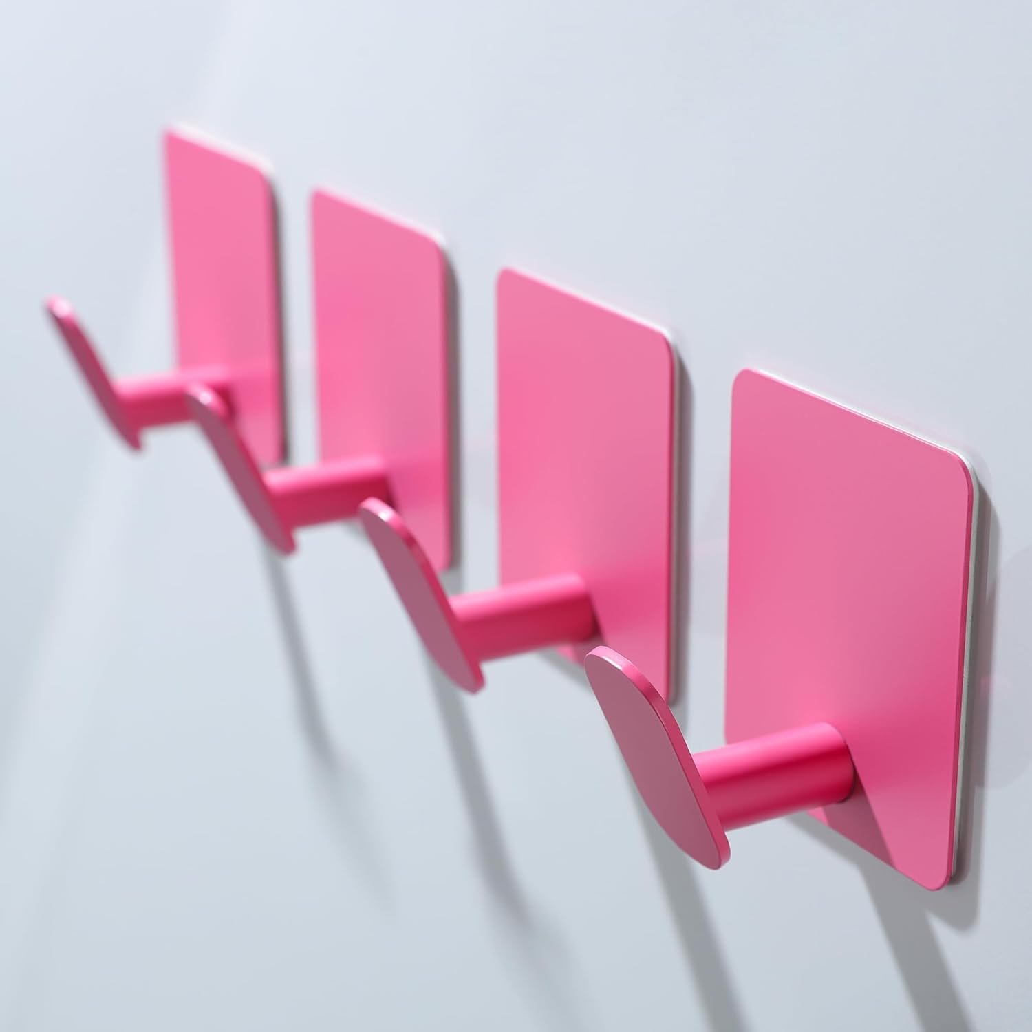 DELITON Ganchos adhesivos – Paquete de 4 ganchos de pared para toallas/abrigos, para baño o cocina (negro mate, acero inoxidable) - Imagen 39