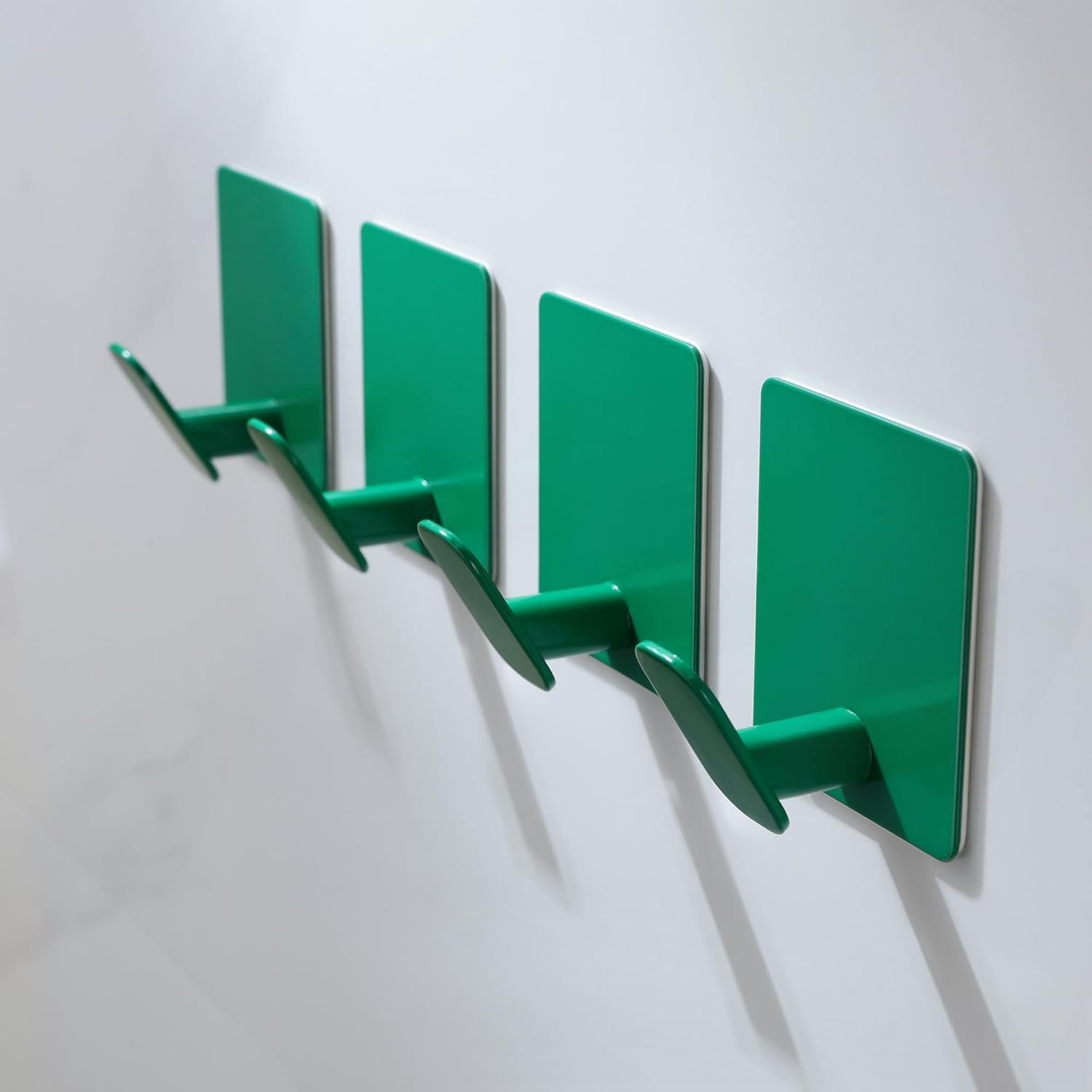 DELITON Ganchos adhesivos – Paquete de 4 ganchos de pared para toallas/abrigos, para baño o cocina (negro mate, acero inoxidable) - Imagen 54