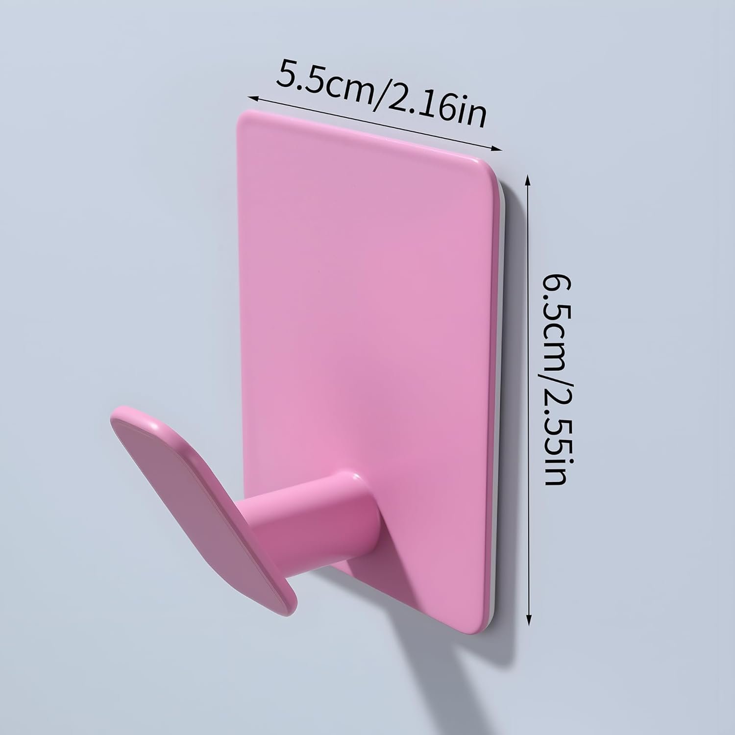 DELITON Ganchos adhesivos – Paquete de 4 ganchos de pared para toallas/abrigos, para baño o cocina (negro mate, acero inoxidable) - Imagen 88