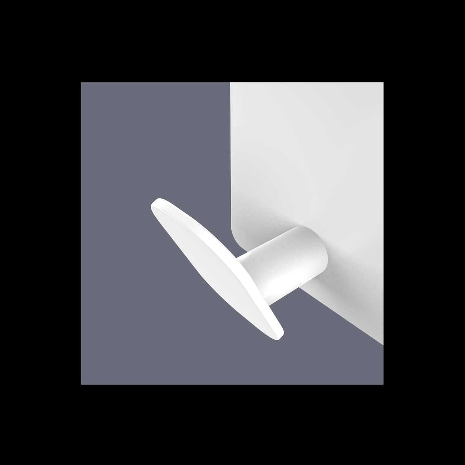 DELITON Ganchos adhesivos – Paquete de 4 ganchos de pared para toallas/abrigos, para baño o cocina (negro mate, acero inoxidable) - Imagen 102