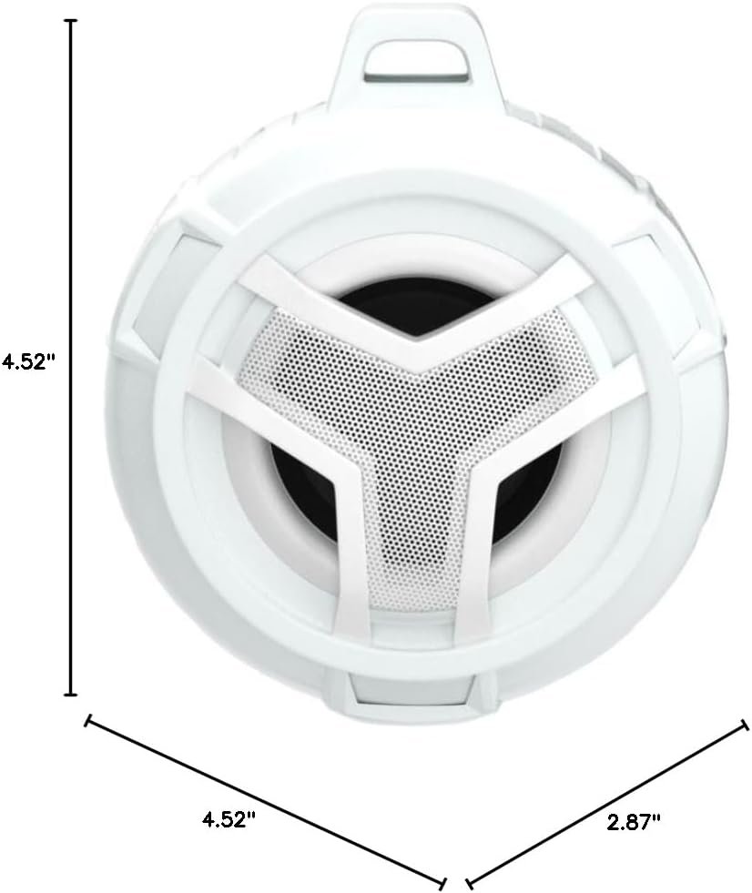 EBODA Altavoz de ducha Bluetooth, altavoces Bluetooth portátiles, altavoz inalámbrico impermeable IP67 con luz LED, flotante, 2000 mAh, estéreo inalámbrico verdadero para kayak, playa, regalos unisex - Imagen 18