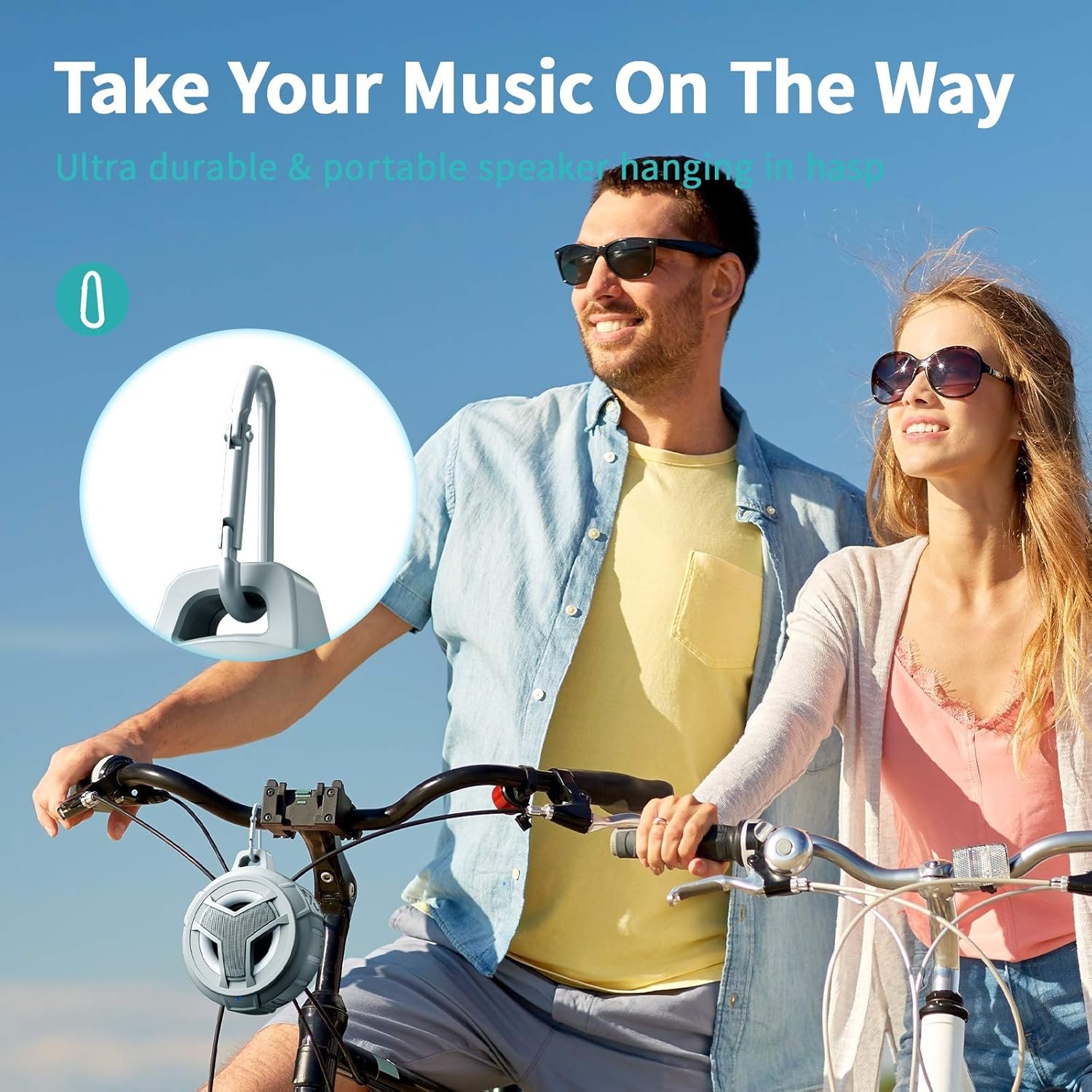 EBODA Altavoz de ducha Bluetooth, altavoces Bluetooth portátiles, altavoz inalámbrico impermeable IP67 con luz LED, flotante, 2000 mAh, estéreo inalámbrico verdadero para kayak, playa, regalos unisex - Imagen 32