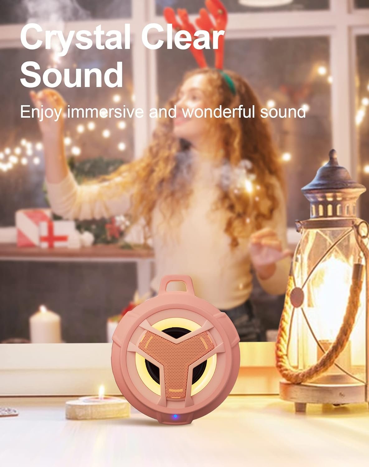 EBODA Altavoz de ducha Bluetooth, altavoces Bluetooth portátiles, altavoz inalámbrico impermeable IP67 con luz LED, flotante, 2000 mAh, estéreo inalámbrico verdadero para kayak, playa, regalos unisex - Imagen 52