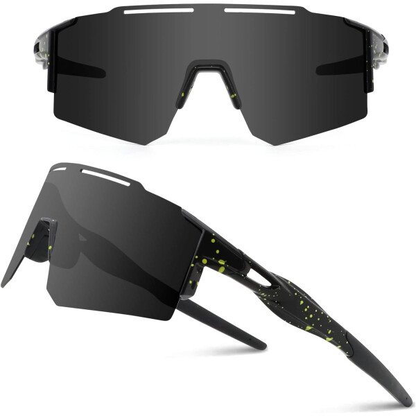 Ukoly Lentes de sol polarizados para ciclismo con 3 micas intercambiables, lentes deportivos y para béisbol para hombres y mujeres - Image 47