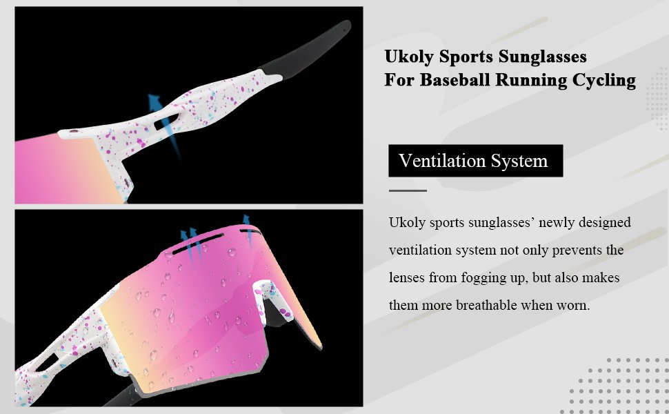 Ukoly - Gafas de sol deportivas para béisbol, correr, ciclismo