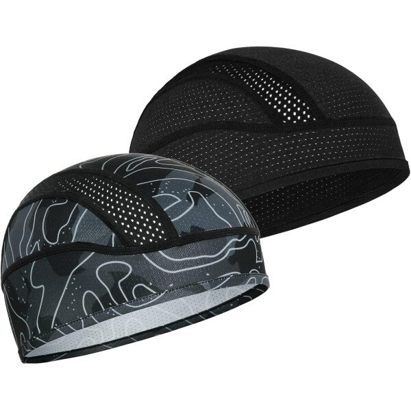 Gorro con forro para casco de calavera, malla de enfriamiento para hombres y mujeres, se adapta debajo de los cascos - Imagen 8