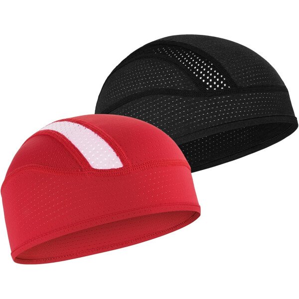Gorro con forro para casco de calavera, malla de enfriamiento para hombres y mujeres, se adapta debajo de los cascos - Imagen 30