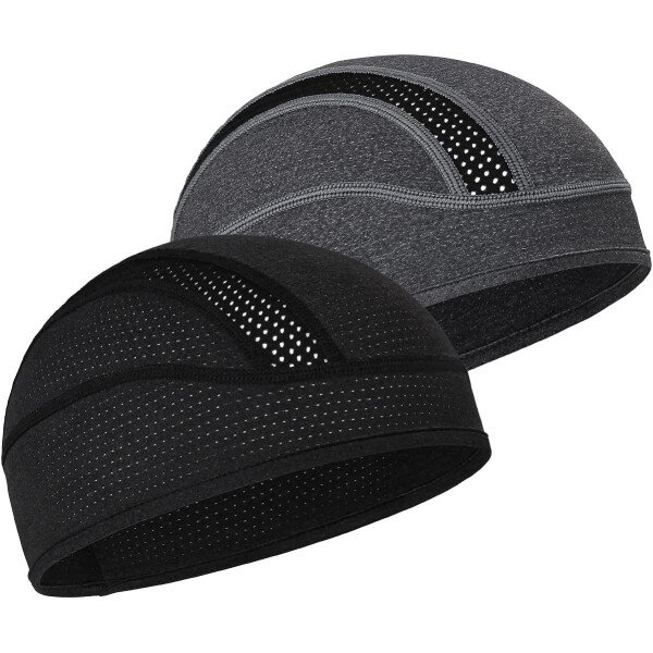 Gorro con forro para casco de calavera, malla de enfriamiento para hombres y mujeres, se adapta debajo de los cascos - Imagen 43