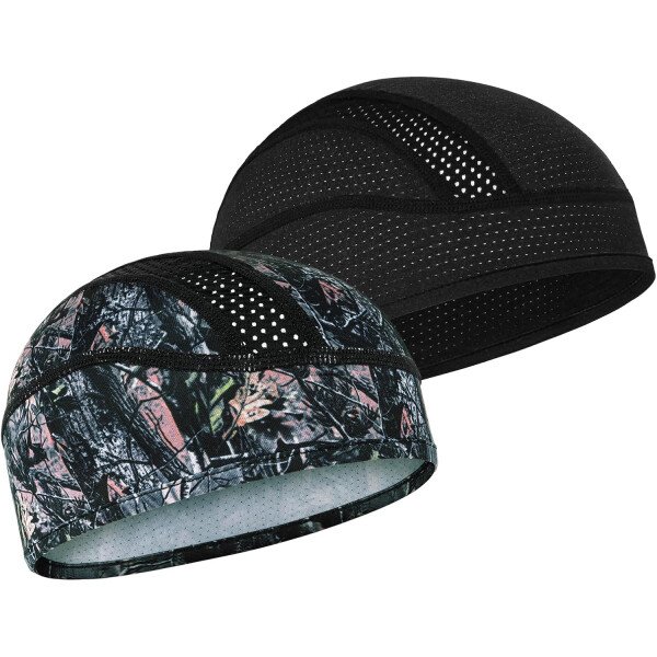 Gorro con forro para casco de calavera, malla de enfriamiento para hombres y mujeres, se adapta debajo de los cascos - Imagen 44