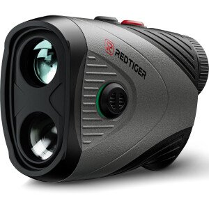 REDTIGER Telémetro láser de golf y caza, aumento 7X de 1200 yardas con pendiente, soporte magnético integrado, vibración de bloqueo de asta de bandera y recargable